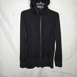 Lululemon Hugged Waist Hoodie Women’s 8 Full Zipper Athletic Yoga Gym Black